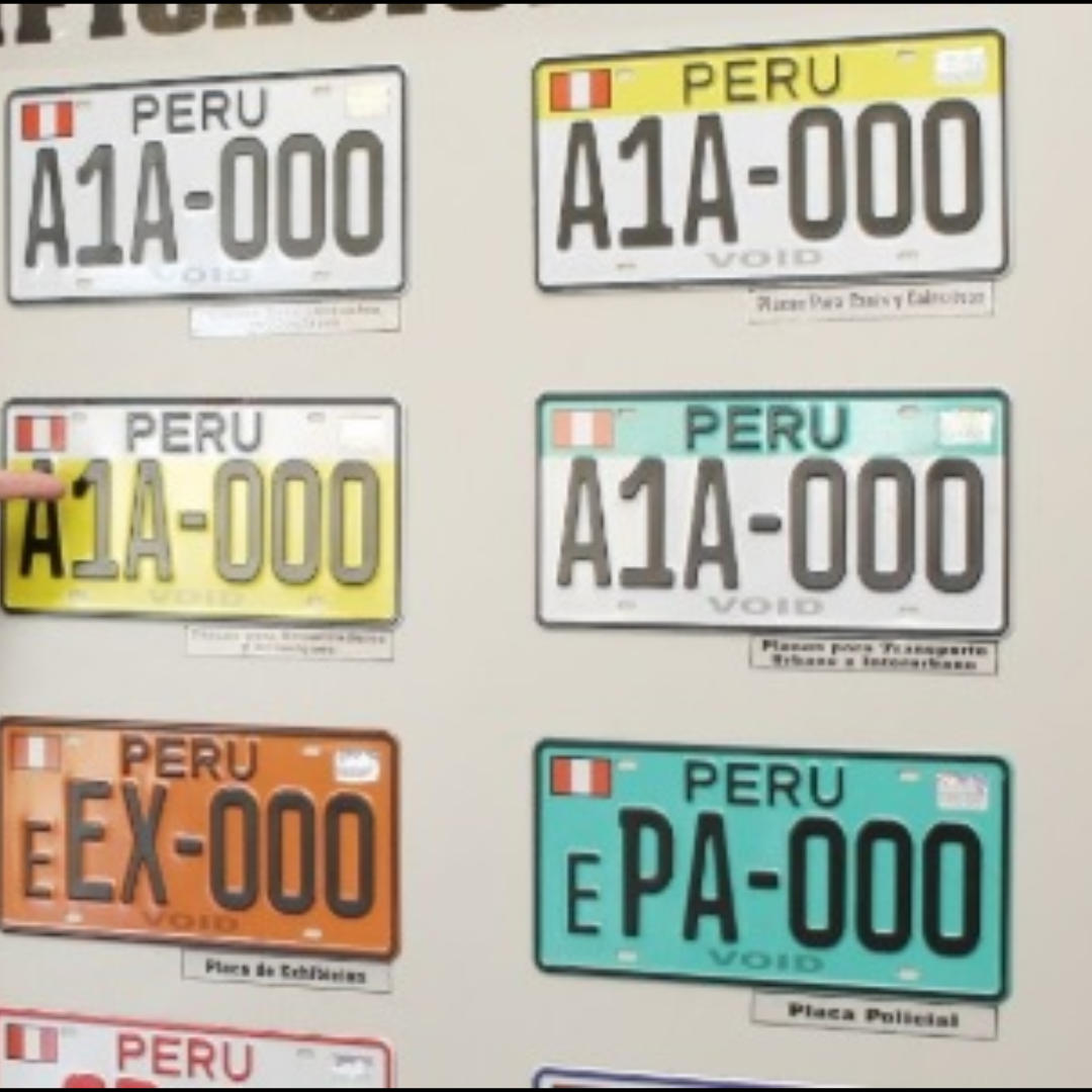 Placas de rodaje: ¿Cómo solicitar un duplicado en el Perú?